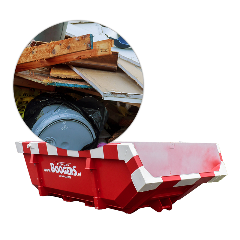Boogers recycling 6m3 container afzetbak limburg bouw en sloopafval BSA Keuken verbouwen &bull; BoogersRecycling.nl Boogers Recycling Container huren