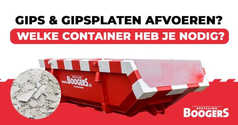 gips & gipsplaten afvoeren